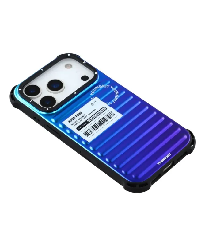 Coque iPhone 17 Pro Max Design Valise Iridescente