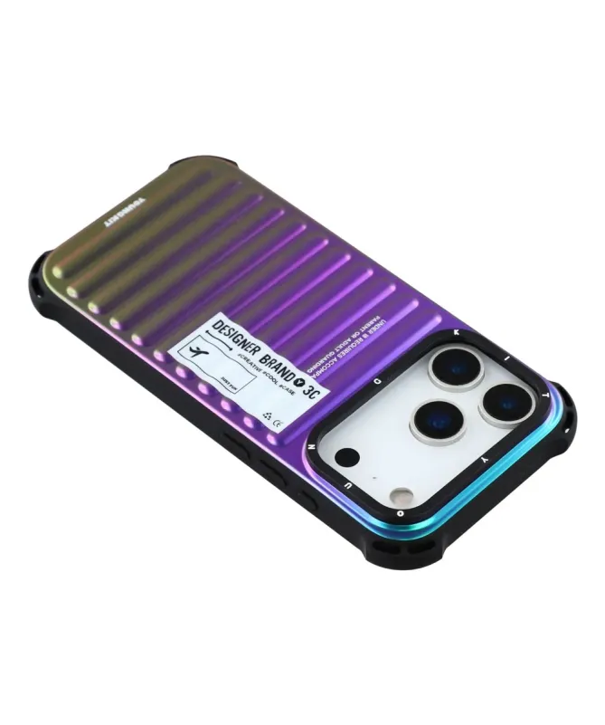 Coque iPhone 17 Pro Max Design Valise Iridescente