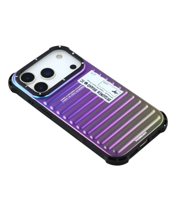 Coque iPhone 17 Pro Max Design Valise Iridescente