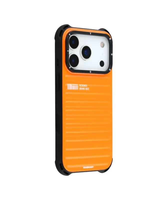 Coque iPhone 17 Pro Max Design Valise Aluminium MagSafe