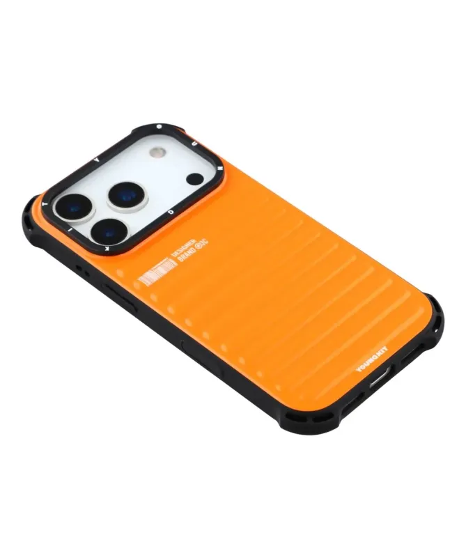 Coque iPhone 17 Pro Max Design Valise Aluminium MagSafe