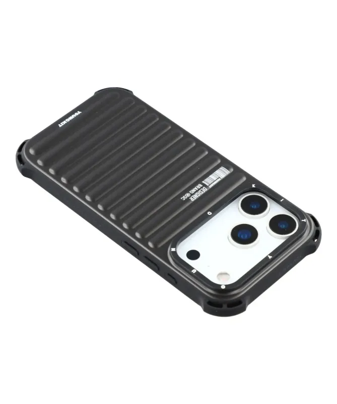 Coque iPhone 17 Pro Max Design Valise Aluminium MagSafe