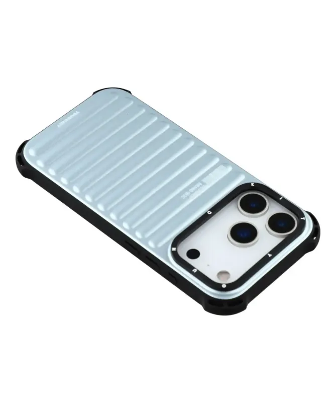 Coque iPhone 17 Pro Max Design Valise Aluminium MagSafe