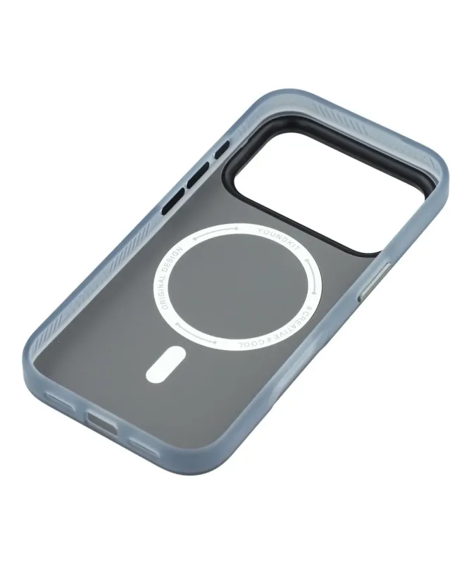 Coque iPhone 17 Pro Max à Motif Circuit Imprimé MagSafe