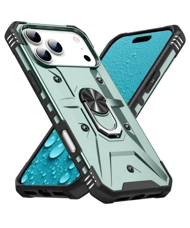Coque iPhone 17 Pro Max avec anneau rotatif | Defender