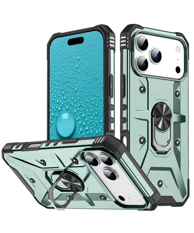 Coque iPhone 17 Pro Max avec anneau rotatif | Defender