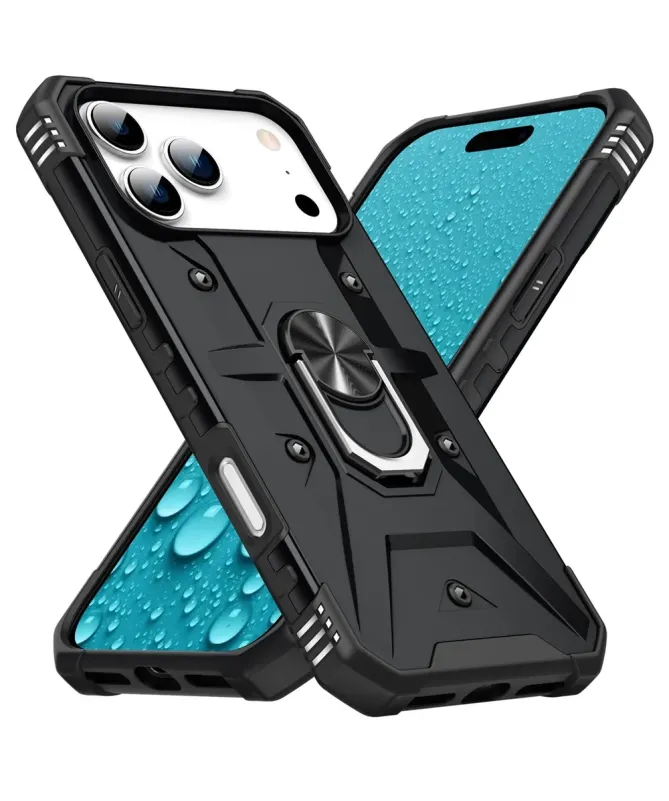 Coque iPhone 17 Pro Max avec anneau rotatif | Defender