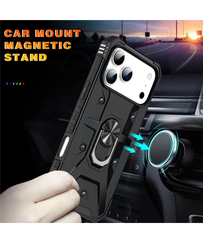 Coque iPhone 17 Pro Max avec anneau rotatif | Defender