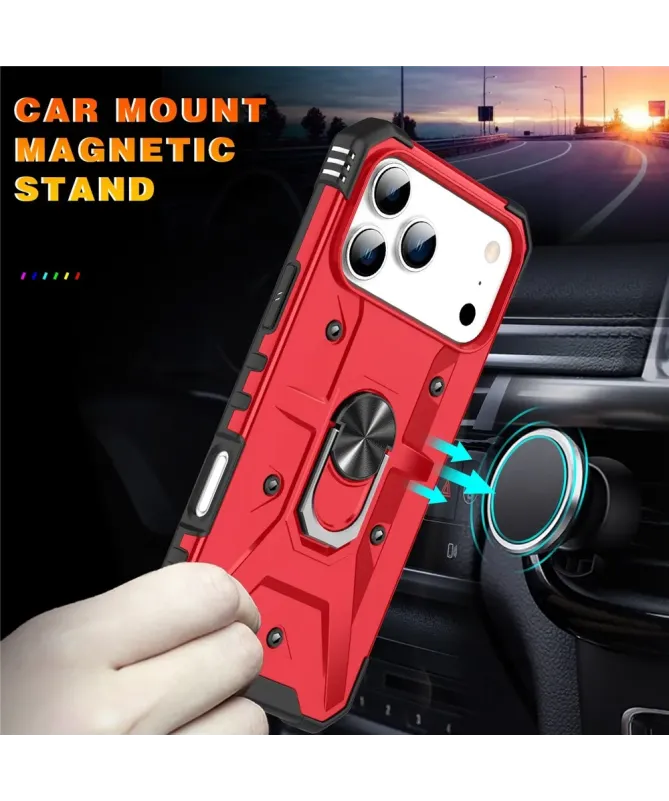 Coque iPhone 17 Pro Max avec anneau rotatif | Defender