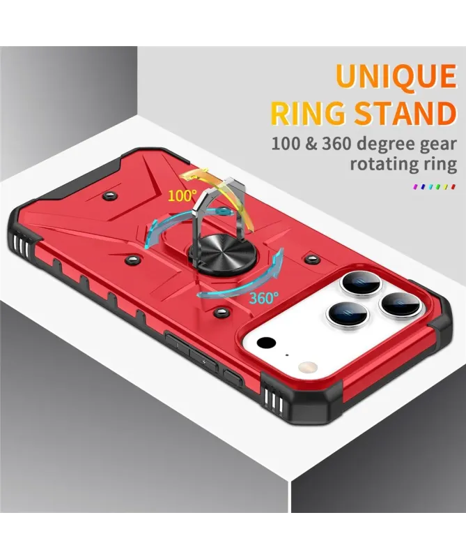 Coque iPhone 17 Pro Max avec anneau rotatif | Defender