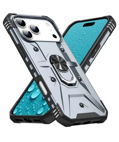 Coque iPhone 17 Pro Max avec anneau rotatif | Defender Gris - photo 20