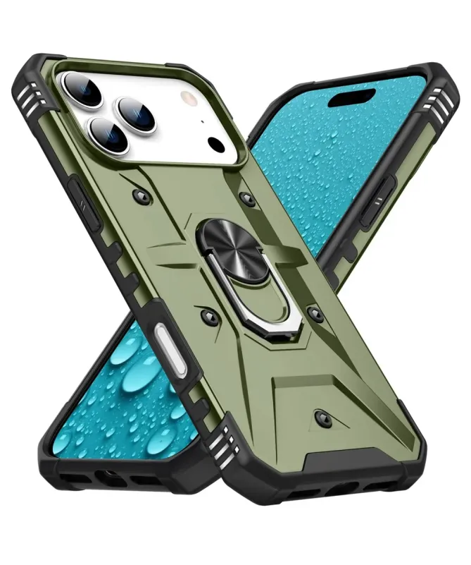 Coque iPhone 17 Pro Max avec anneau rotatif | Defender