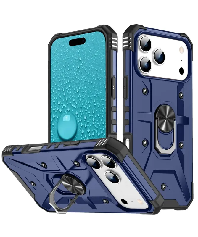 Coque iPhone 17 Pro Max avec anneau rotatif | Defender