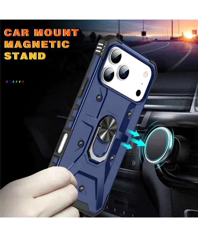 Coque iPhone 17 Pro Max avec anneau rotatif | Defender