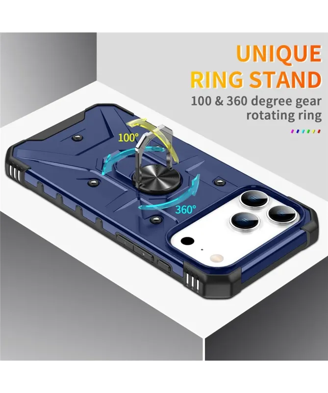 Coque iPhone 17 Pro Max avec anneau rotatif | Defender