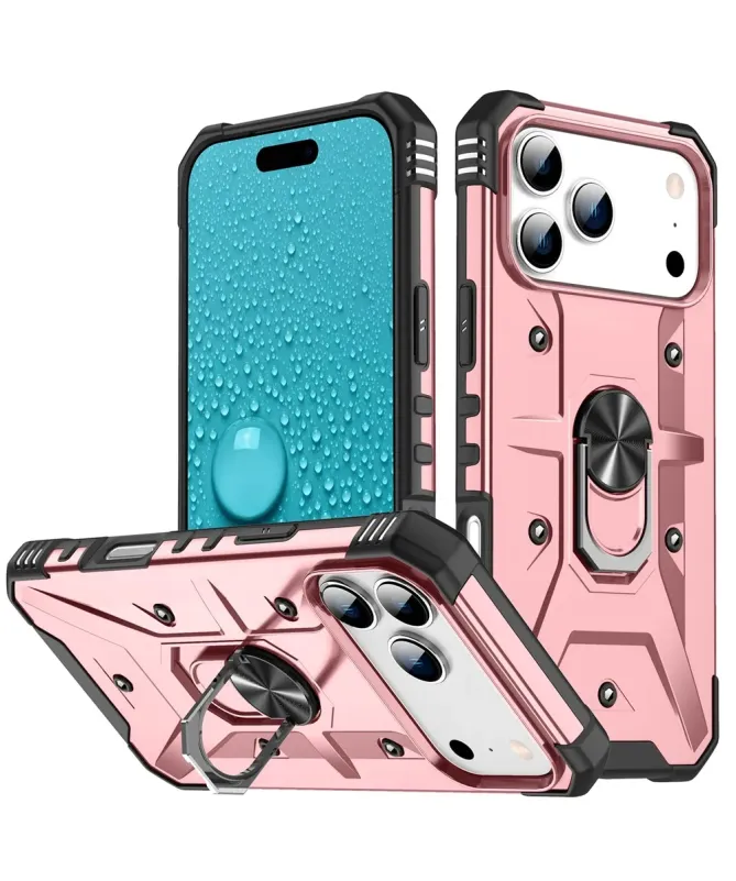 Coque iPhone 17 Pro Max avec anneau rotatif | Defender