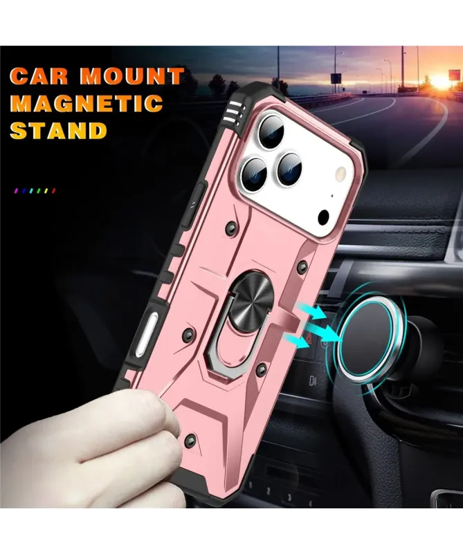 Coque iPhone 17 Pro Max avec anneau rotatif | Defender
