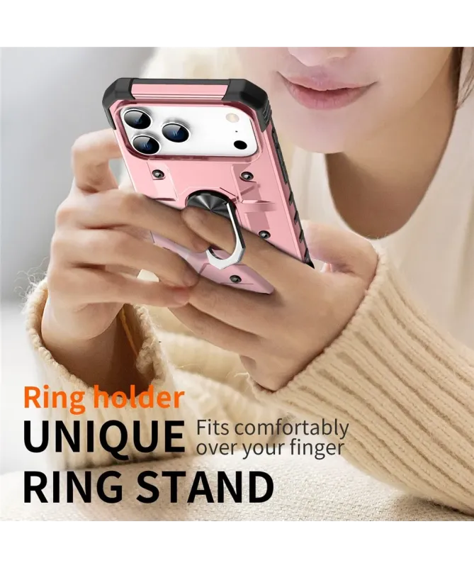Coque iPhone 17 Pro Max avec anneau rotatif | Defender