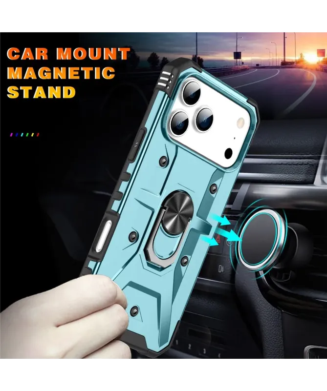 Coque iPhone 17 Pro Max avec anneau rotatif | Defender