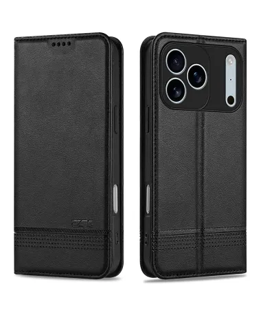 Étui à rabat AZNS pour iPhone 17 Pro Max Noir - photo 6