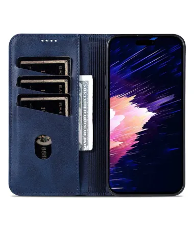 Étui à rabat AZNS pour iPhone 17 Pro Max Bleu marine - photo 11