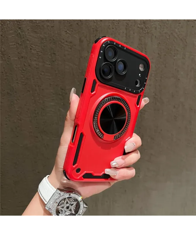 Coque iPhone 17 Pro Max Robuste avec Anneau Support