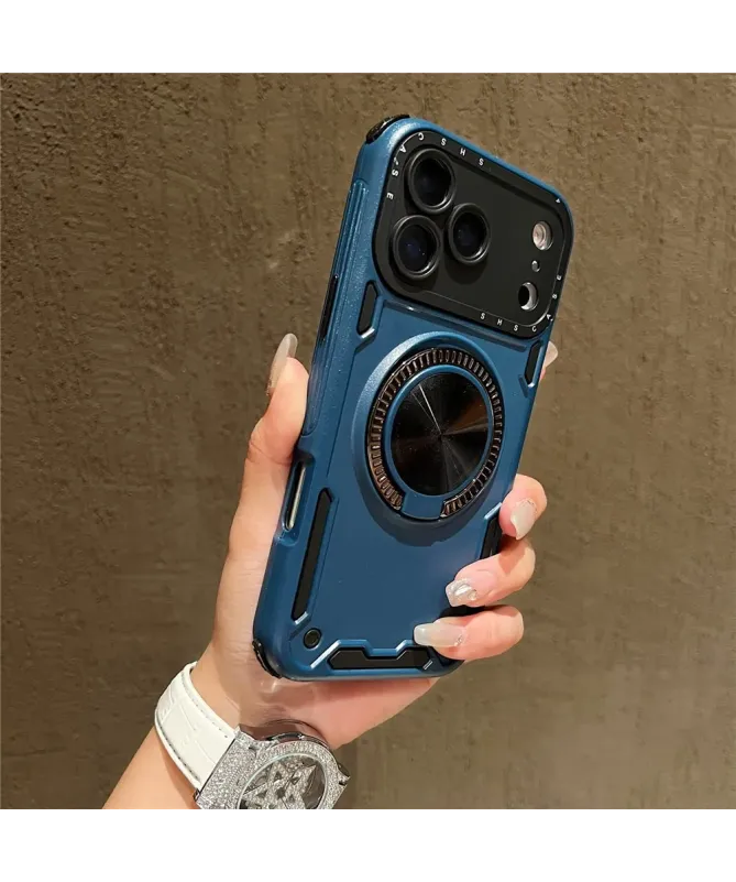 Coque iPhone 17 Pro Max Robuste avec Anneau Support