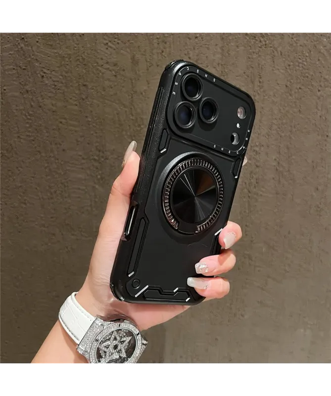 Coque iPhone 17 Pro Max Robuste avec Anneau Support