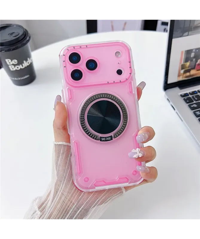 Coque iPhone 17 Pro Max Antichoc avec Anneau de Support