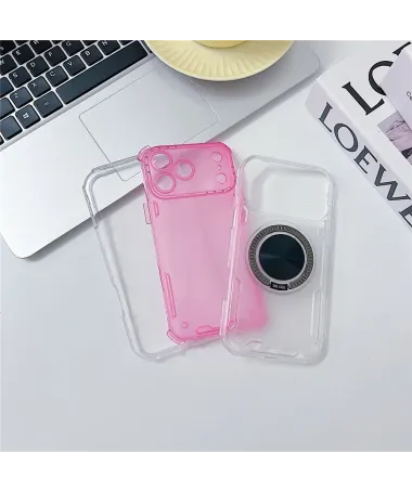 Coque iPhone 17 Pro Max Antichoc avec Anneau de Support