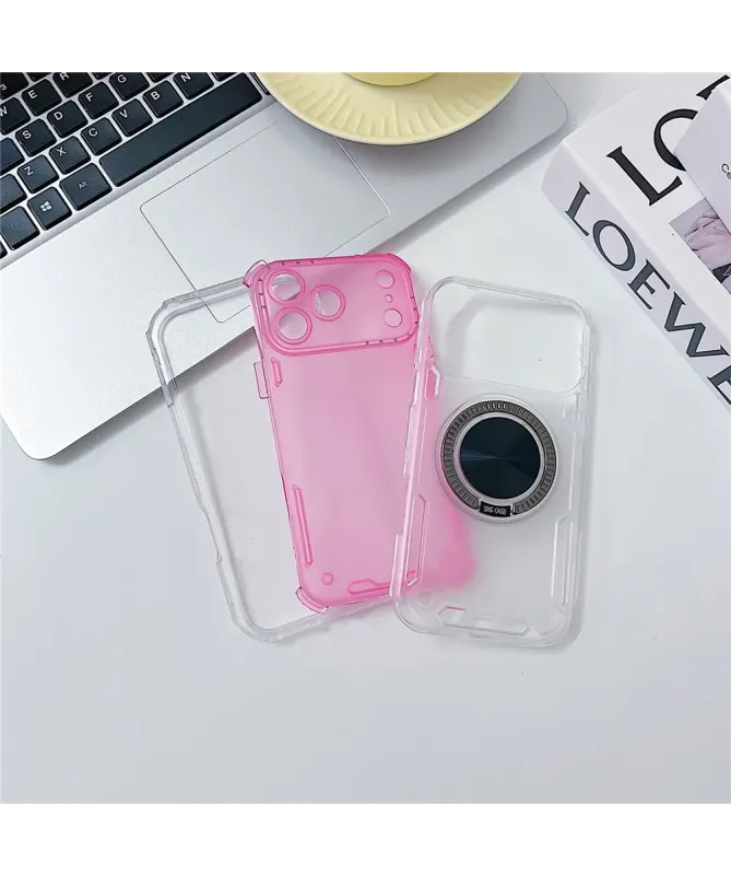 Coque iPhone 17 Pro Max Antichoc avec Anneau de Support