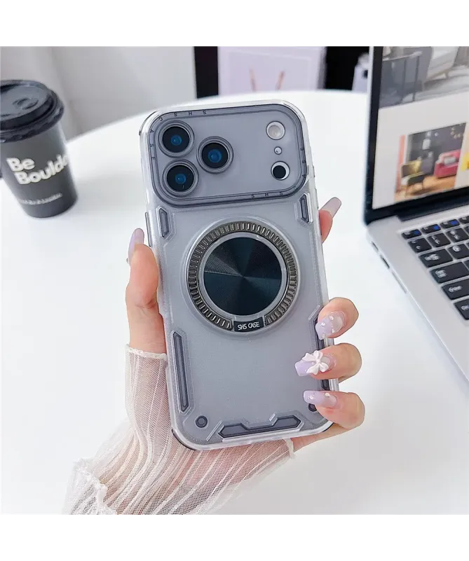 Coque iPhone 17 Pro Max Antichoc avec Anneau de Support