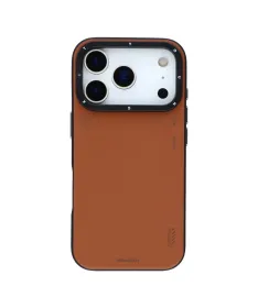 Coque iPhone 17 Pro Max Bicolore Effet Cuir MagSafe