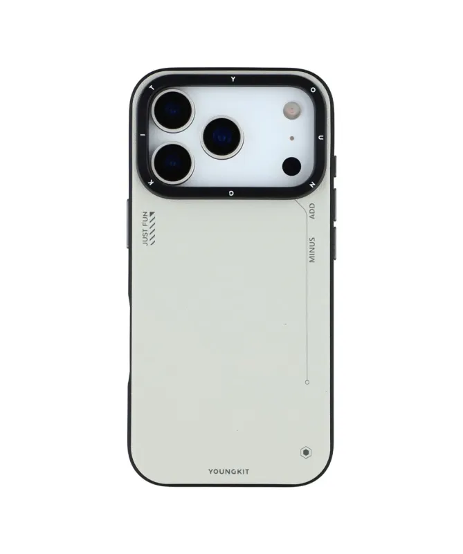 Coque iPhone 17 Pro Max Bicolore Effet Cuir MagSafe