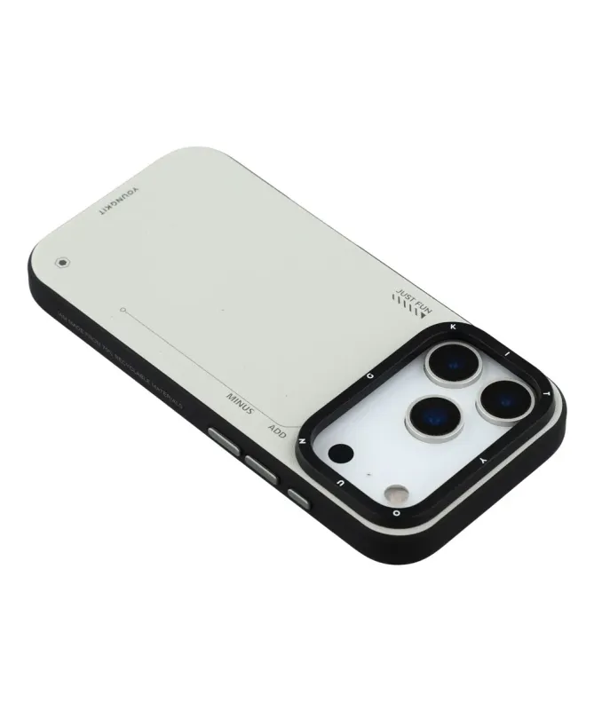 Coque iPhone 17 Pro Max Bicolore Effet Cuir MagSafe