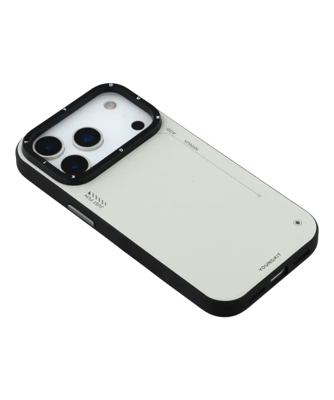 Coque iPhone 17 Pro Max Bicolore Effet Cuir MagSafe