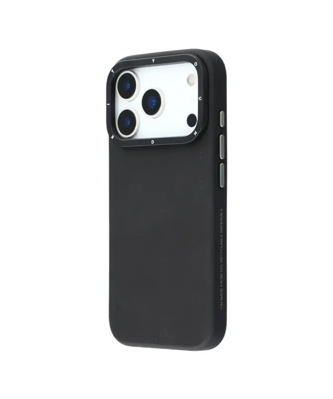 Coque iPhone 17 Pro Max Bicolore Effet Cuir MagSafe