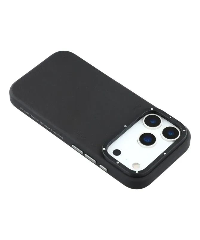Coque iPhone 17 Pro Max Bicolore Effet Cuir MagSafe