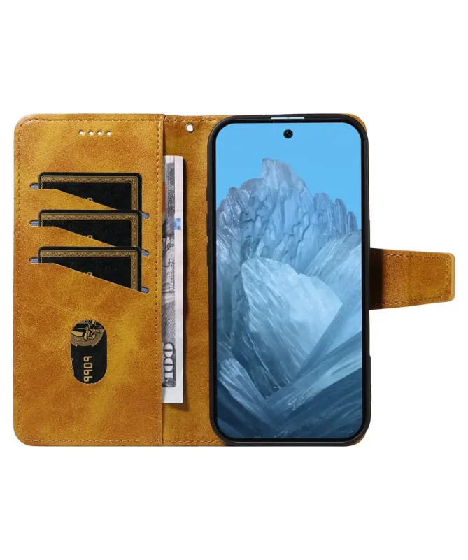 Housse Google Pixel 10 Pro XL Porte-Cartes à Motif Damier