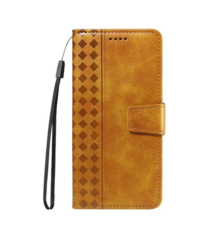 Housse Google Pixel 10 Pro XL Porte-Cartes à Motif Damier