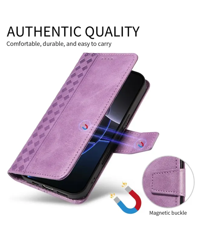 Housse Google Pixel 10 Pro XL Porte-Cartes à Motif Damier