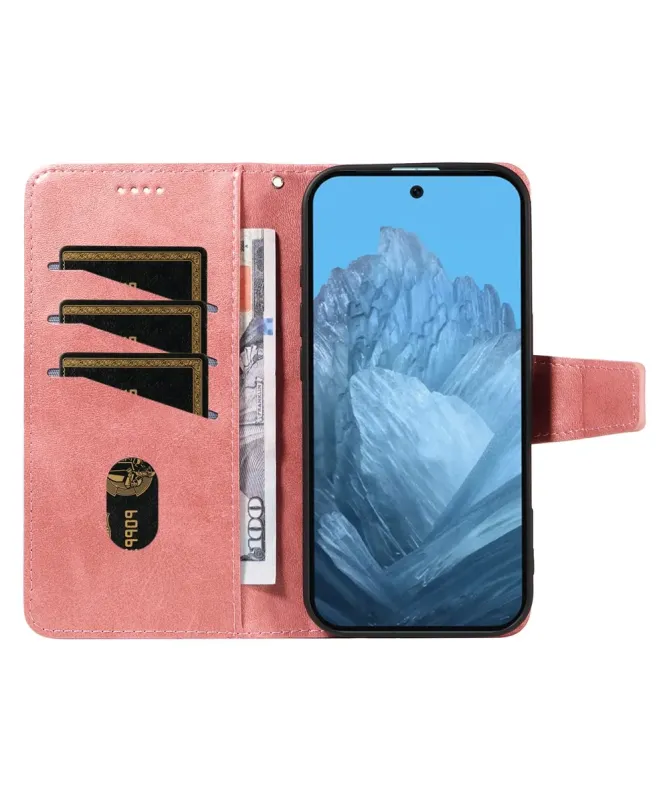 Housse Google Pixel 10 Pro XL Porte-Cartes à Motif Damier