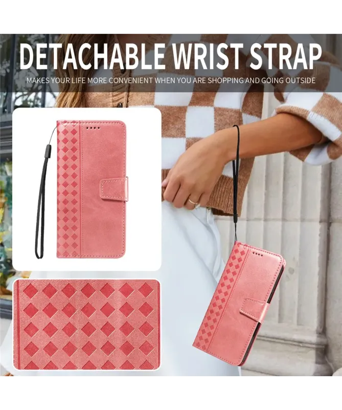 Housse Google Pixel 10 Pro XL Porte-Cartes à Motif Damier