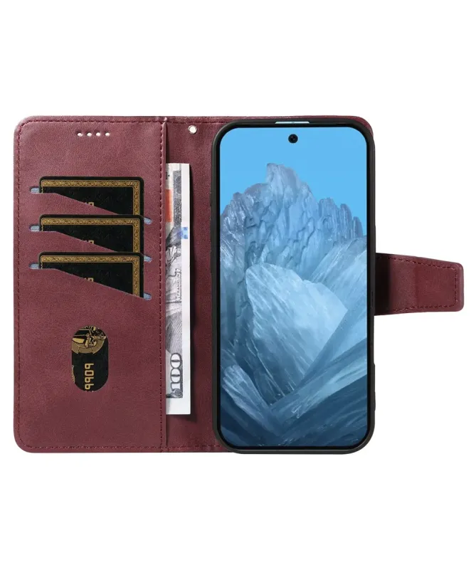 Housse Google Pixel 10 Pro XL Porte-Cartes à Motif Damier
