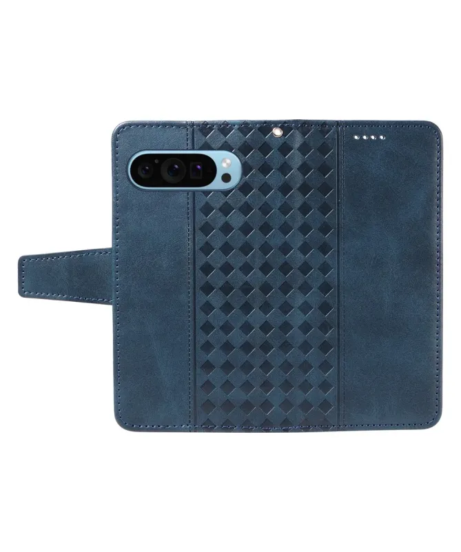 Housse Google Pixel 10 Pro XL Porte-Cartes à Motif Damier