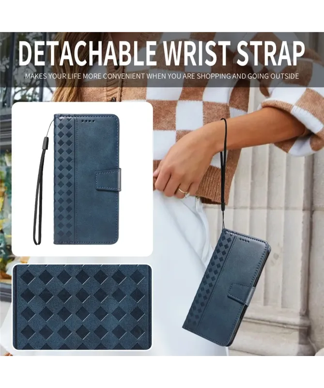 Housse Google Pixel 10 Pro XL Porte-Cartes à Motif Damier