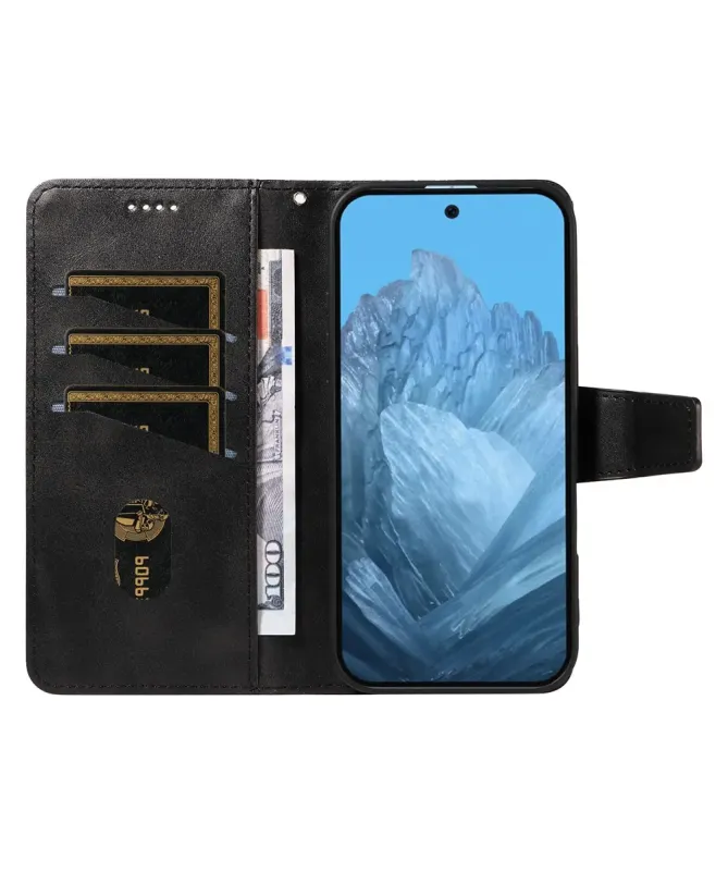 Housse Google Pixel 10 Pro XL Porte-Cartes à Motif Damier