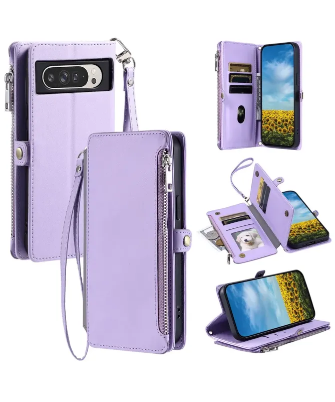 Housse Google Pixel 10 Pro XL Multi-Rangements à Zip