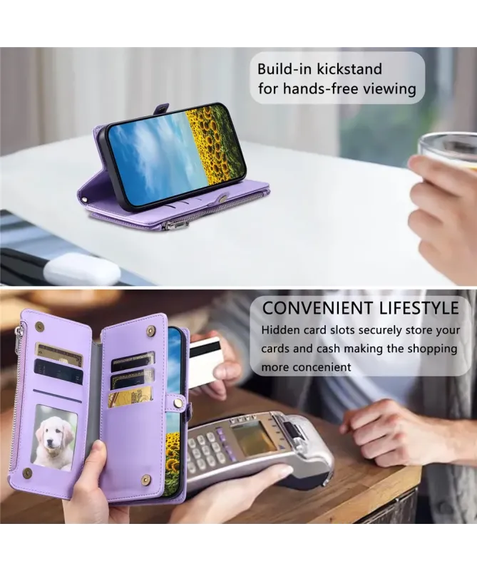 Housse Google Pixel 10 Pro XL Multi-Rangements à Zip