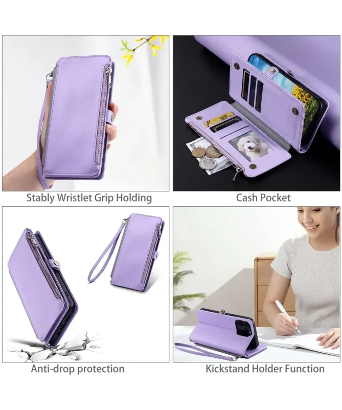 Housse Google Pixel 10 Pro XL Multi-Rangements à Zip